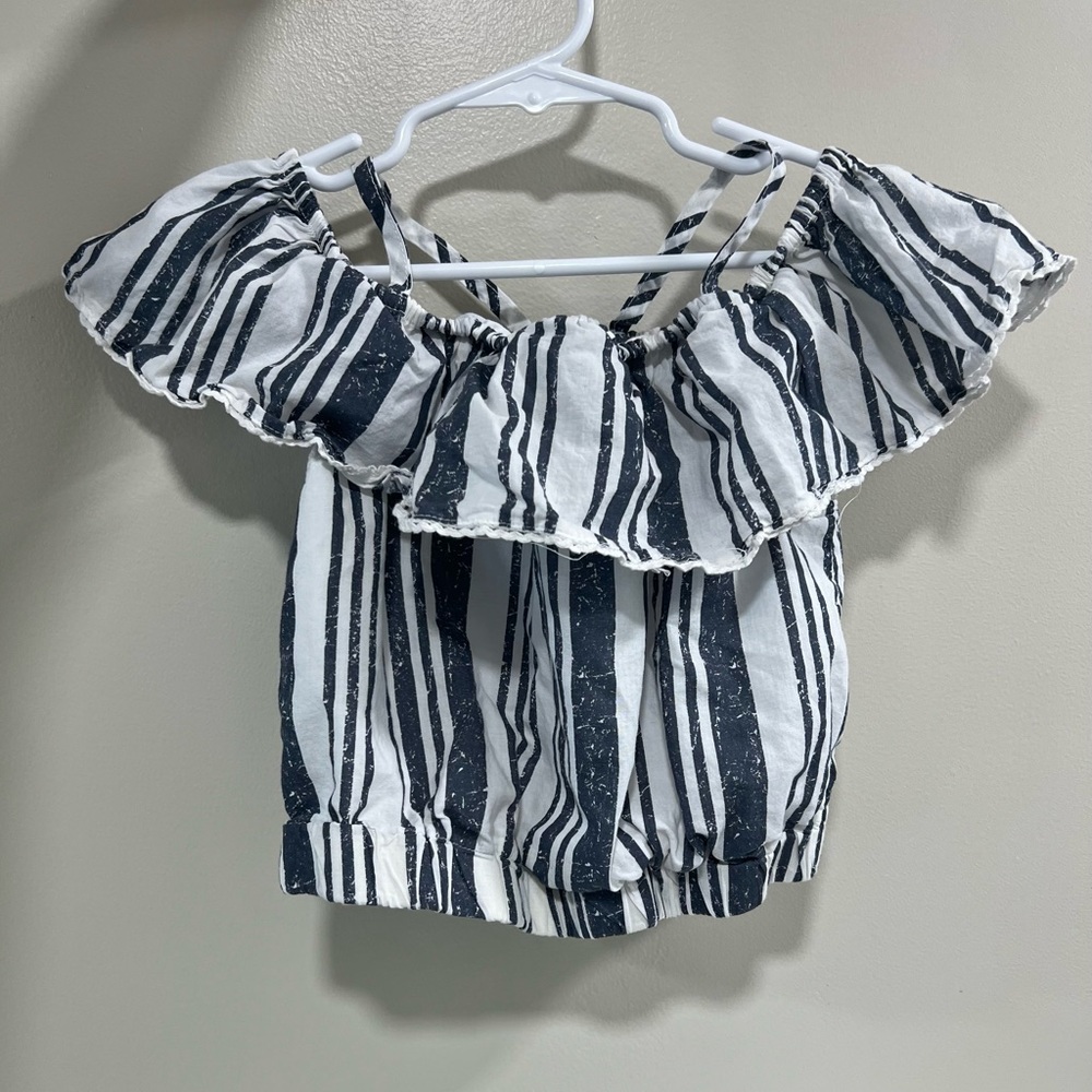 Striped Off-Shoulder Top